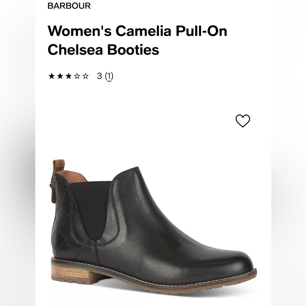 NIB! BARBOUR CHELSEA CAMELIA BOOT ladies size 8 US